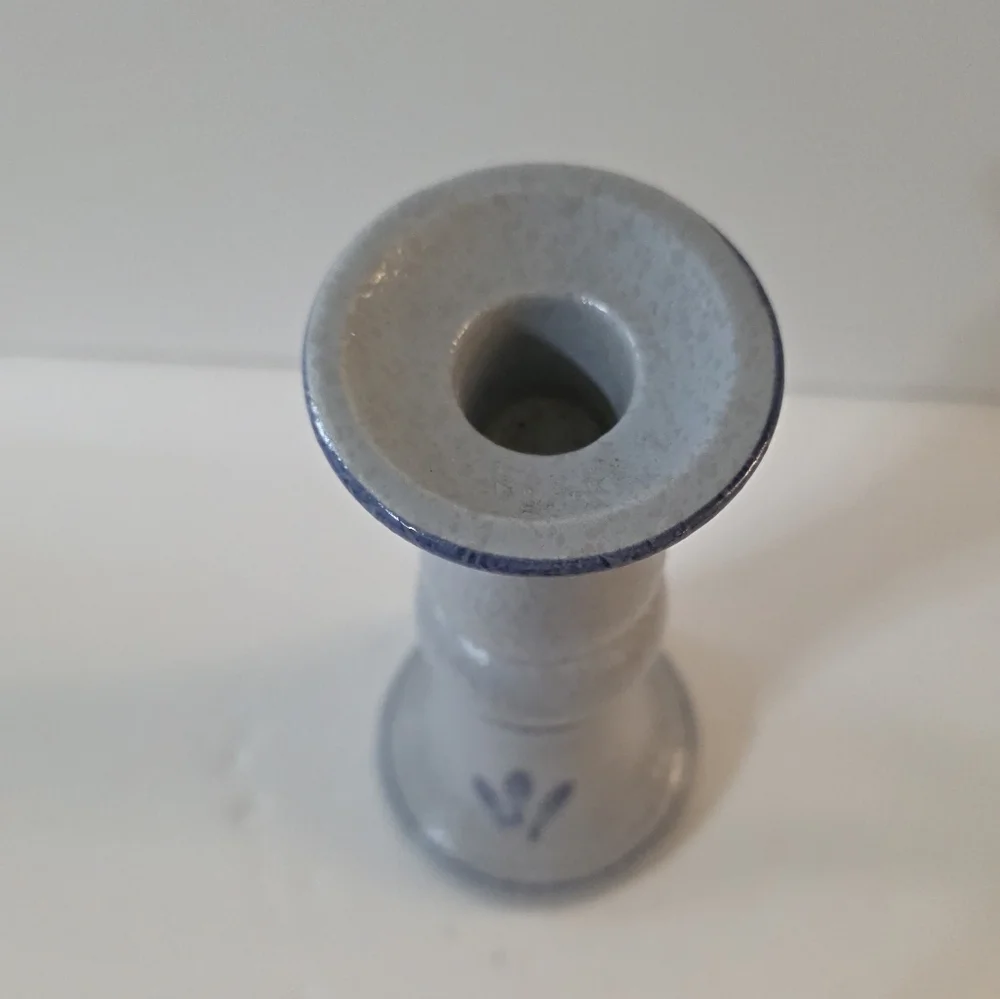 Vintage Royal Haeger Taper Candle Holder Blue SINGLE